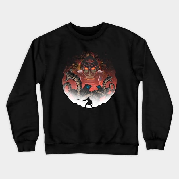 The legend of the evil Crewneck Sweatshirt by Cromanart